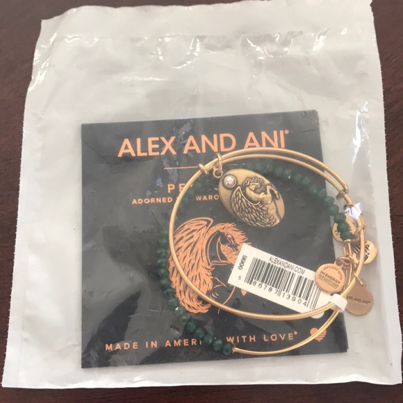🌿Alex and Ani Ivy Pegasus set of 2 banglebracelet - Picture 2 of 2